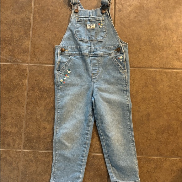 OshKosh B'gosh Light Blue Denim Overalls - Picture 1 of 4